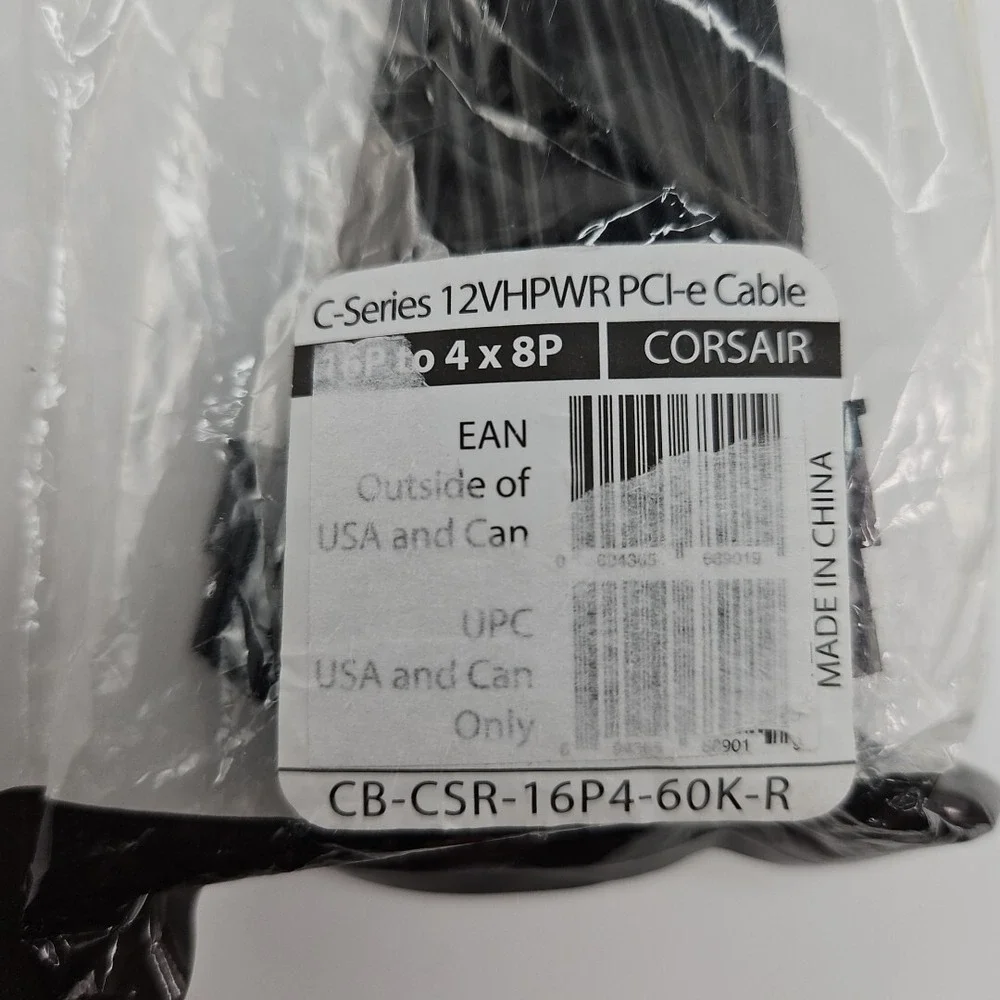 cablemod c series 12VHPWR PCI-e Cable 16p to 4 X 8p